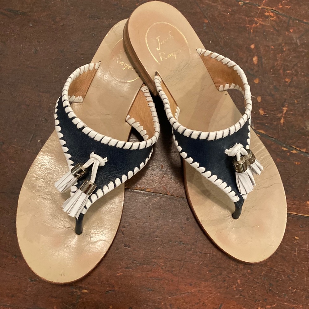 Jack Rogers tassel sandals